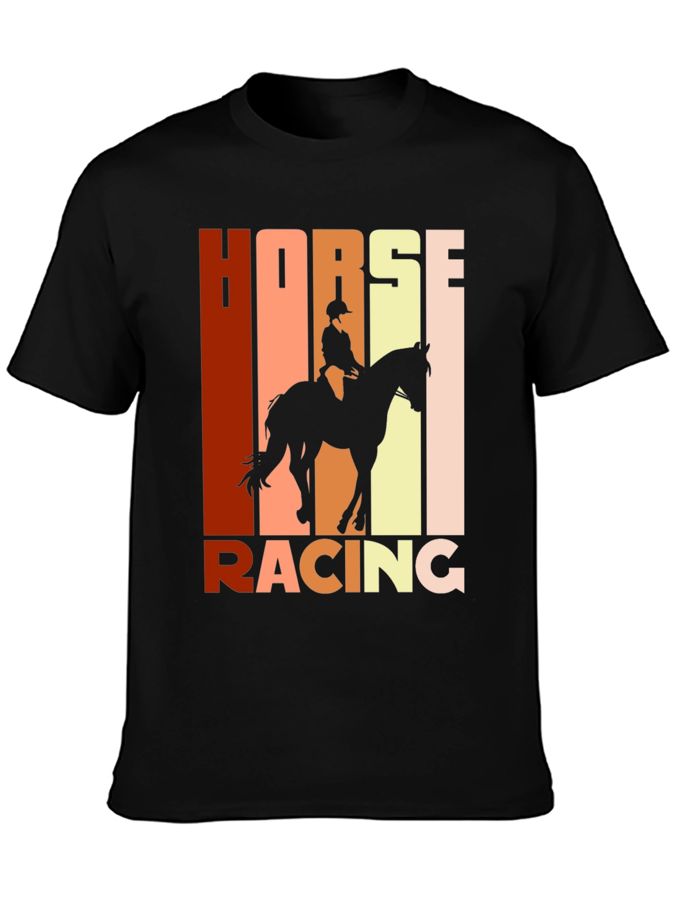 Equestrian Horse Racing Graphic T-Shirt