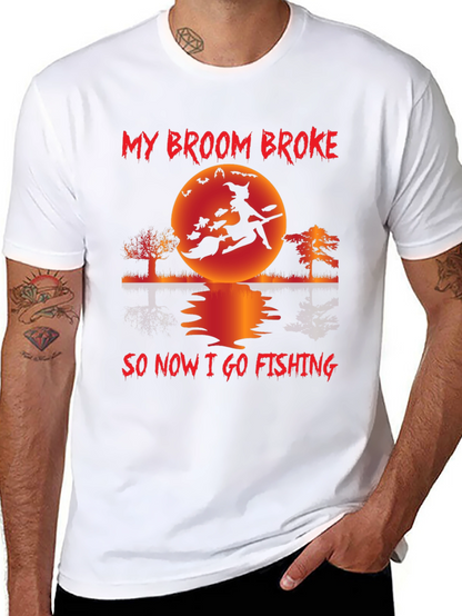 Witch Fishing T-Shirt - Halloween Fun