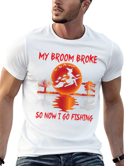 Witch Fishing T-Shirt - Halloween Fun