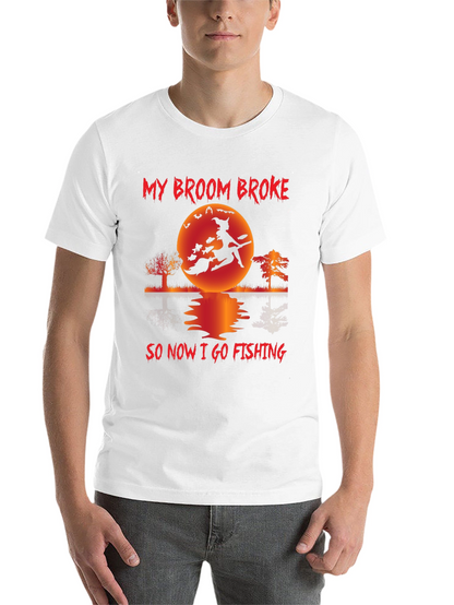 Witch Fishing T-Shirt - Halloween Fun
