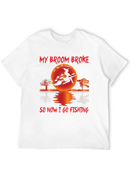 Witch Fishing T-Shirt - Halloween Fun