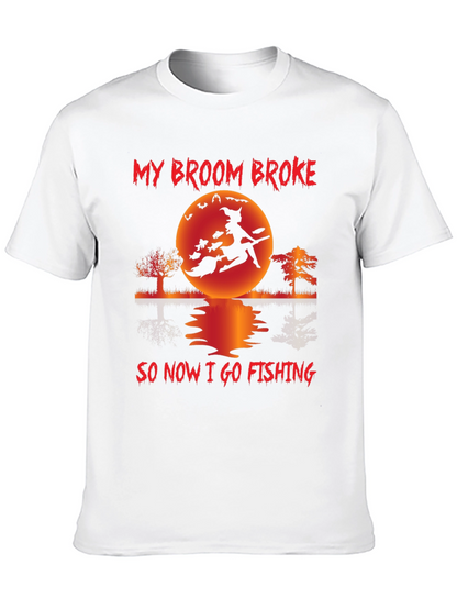 Witch Fishing T-Shirt - Halloween Fun