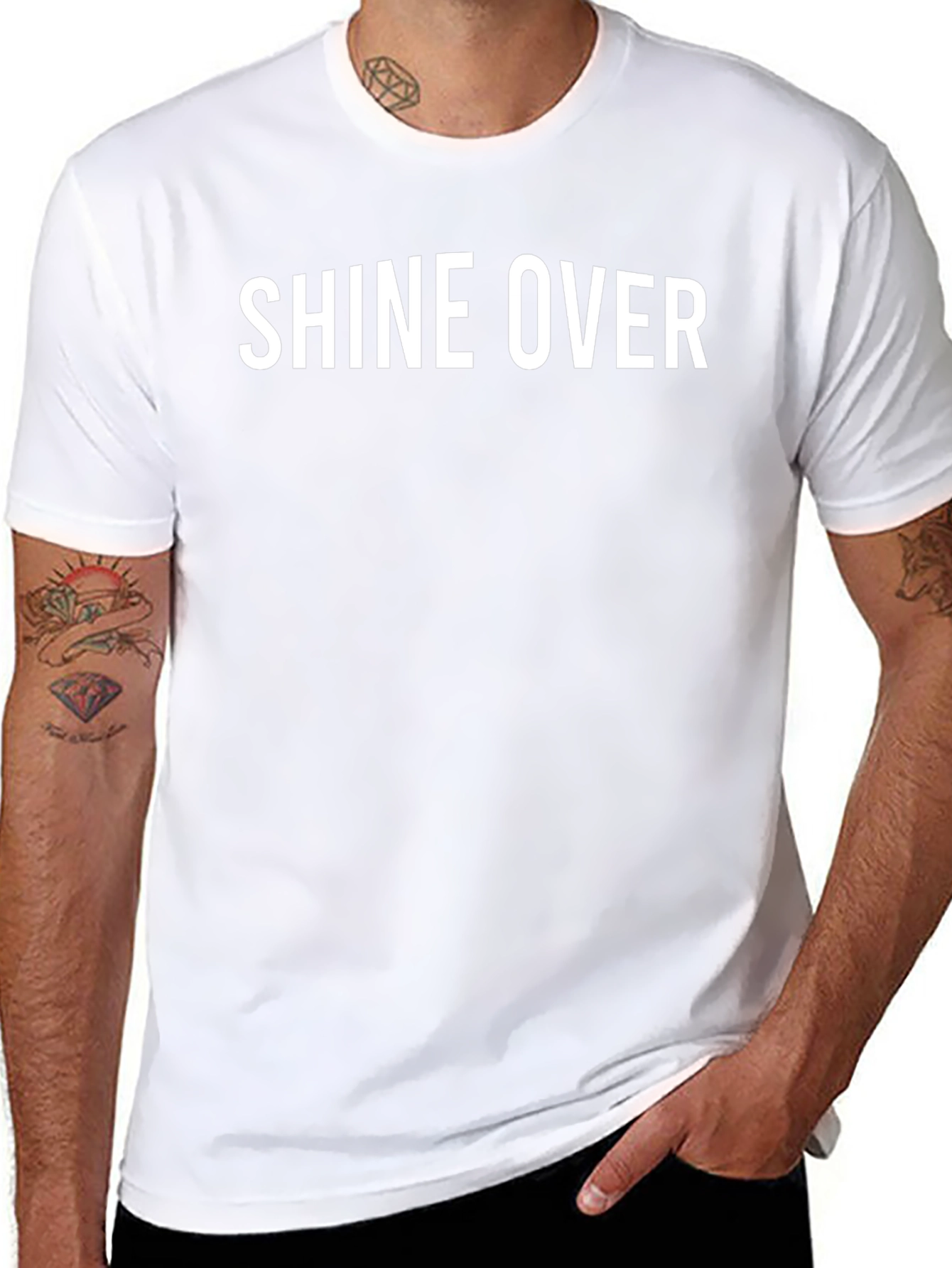 Shine Over Black T-Shirt