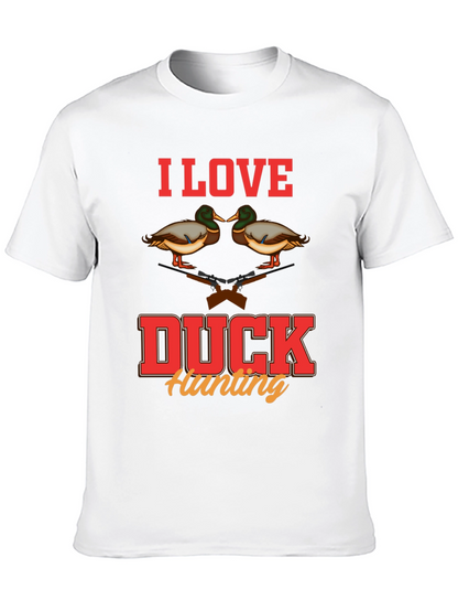 I Love Duck Hunting Graphic T-Shirt