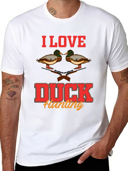 I Love Duck Hunting Graphic T-Shirt