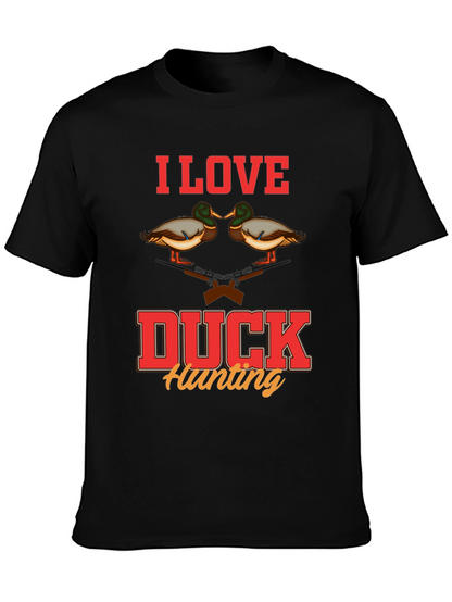 I Love Duck Hunting Graphic T-Shirt