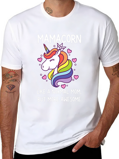 Mamacorn Awesome Mom Graphic Tee