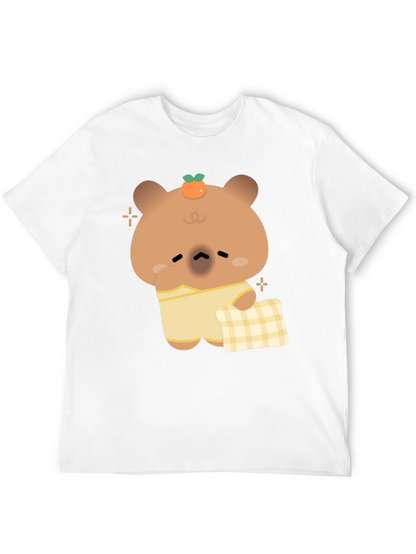 Cute Bear Pajama T-Shirt - Relaxed Sleepwear Style
