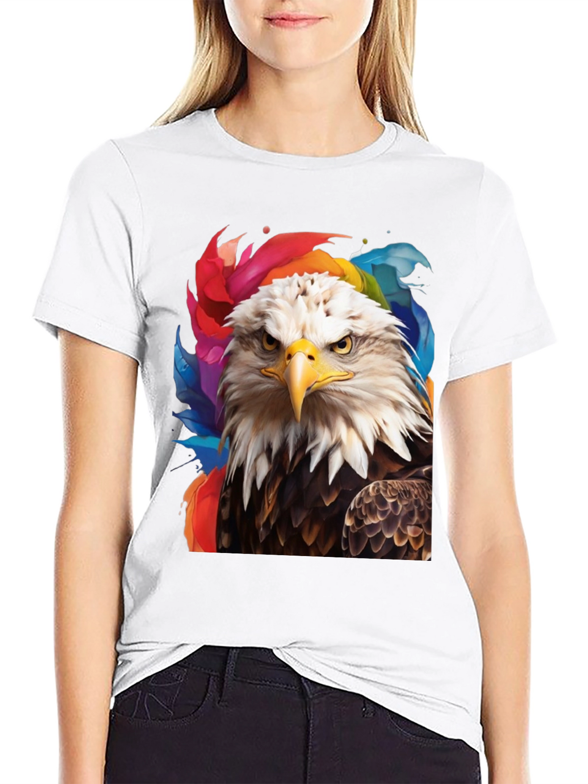 Bald Eagle Graphic Tee - Patriotic Style
