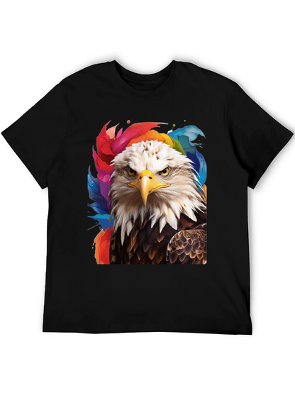 Bald Eagle Graphic Tee - Patriotic Style