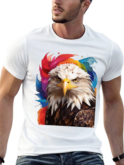 Bald Eagle Graphic Tee - Patriotic Style