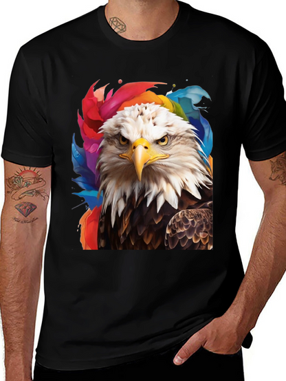 Bald Eagle Graphic Tee - Patriotic Style