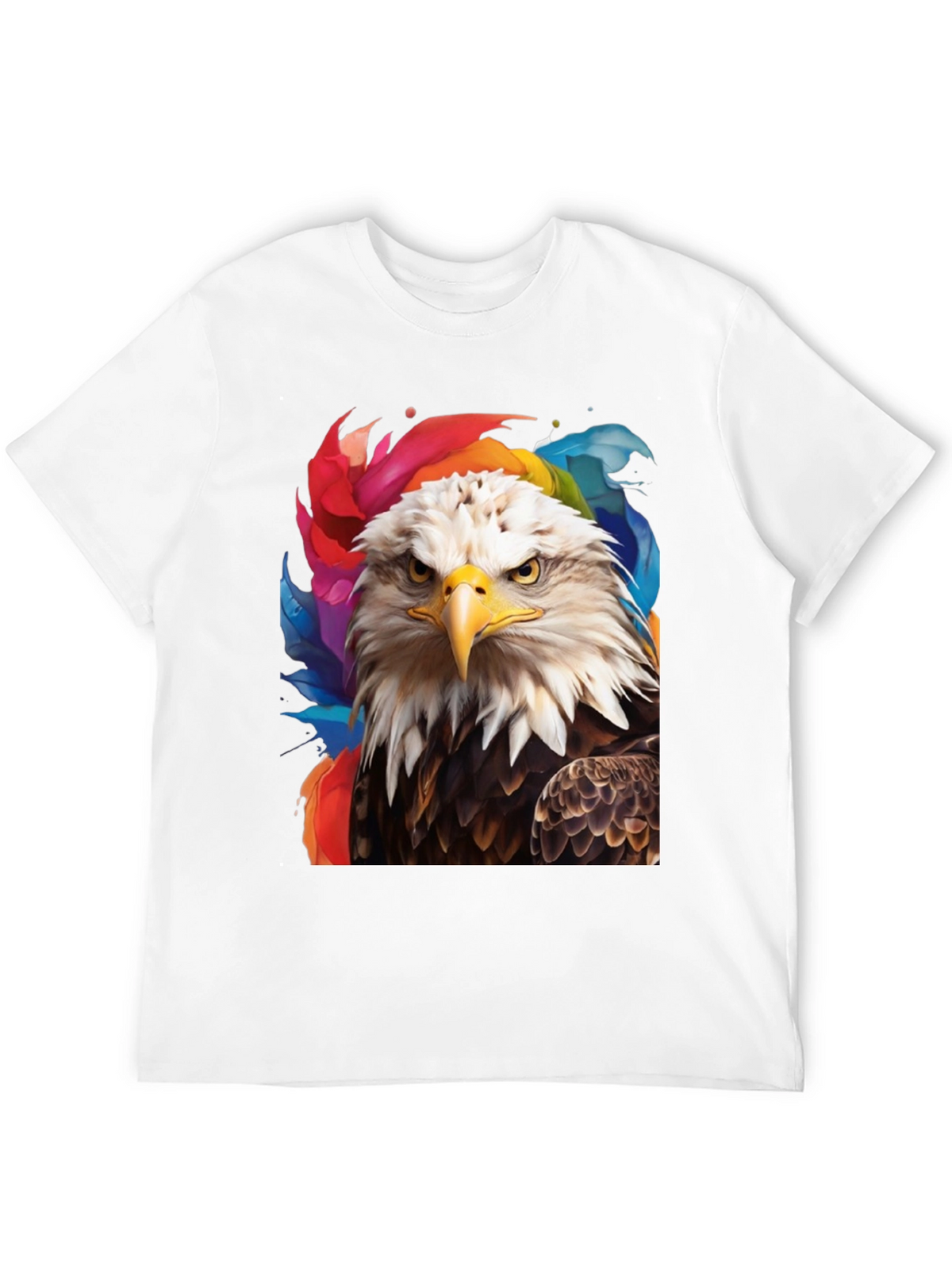 Bald Eagle Graphic Tee - Patriotic Style