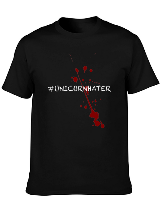 #UnicornHater T-Shirt - Dark Humor Graphic Tee