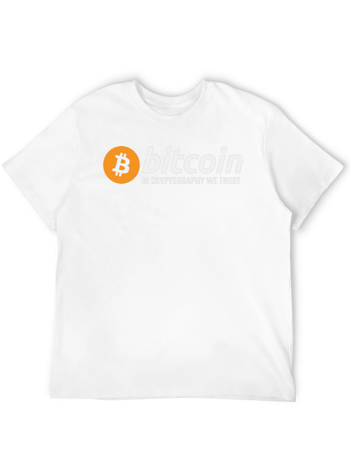 Bitcoin Cryptocurrency Trust T-Shirt - Black