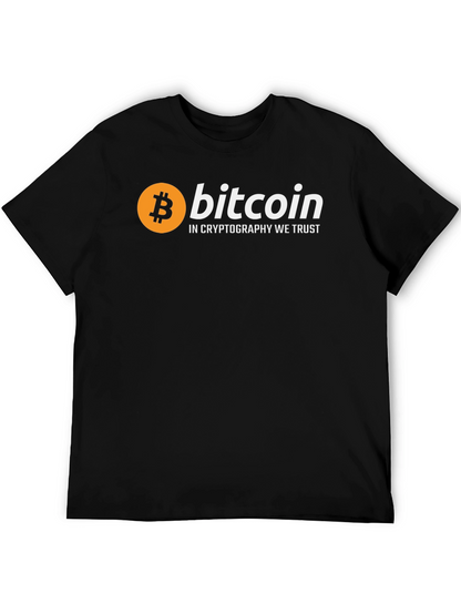 Bitcoin Cryptocurrency Trust T-Shirt - Black
