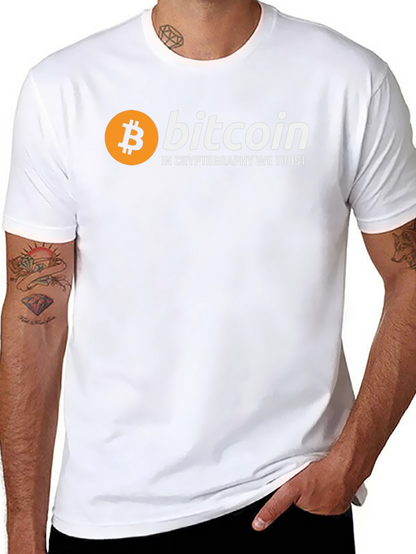 Bitcoin Cryptocurrency Trust T-Shirt - Black