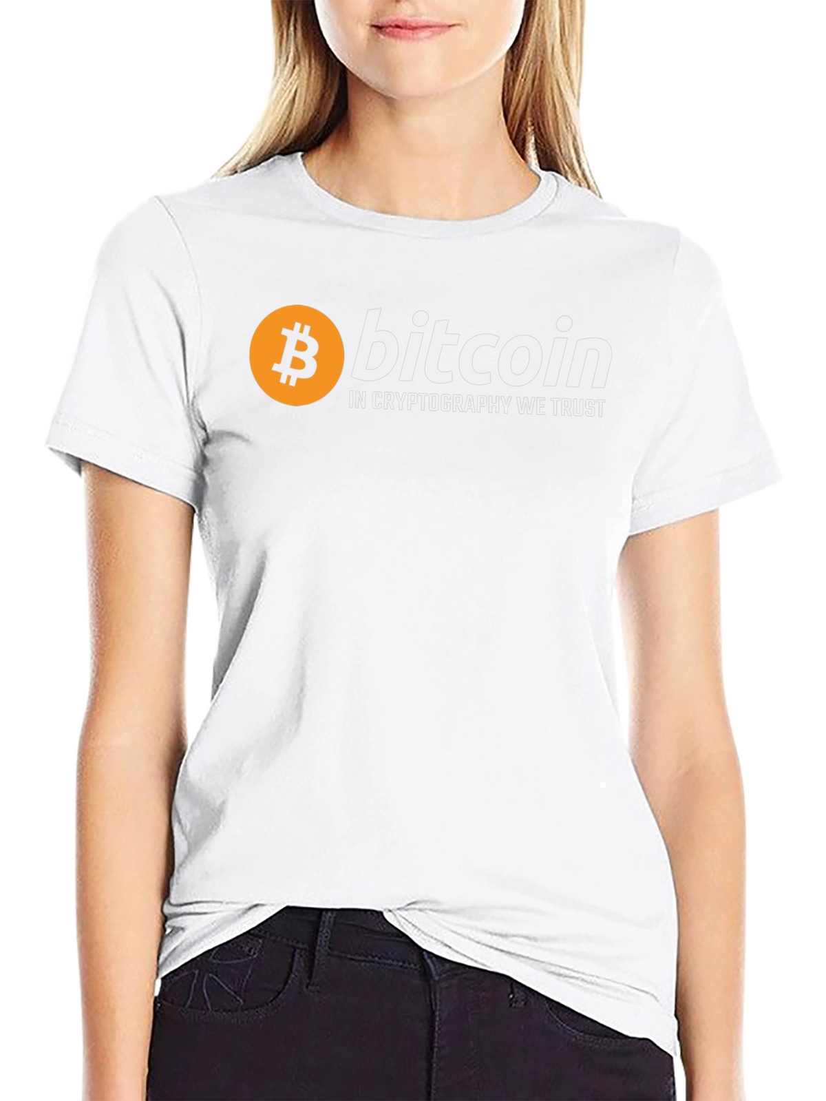 Bitcoin Cryptocurrency Trust T-Shirt - Black