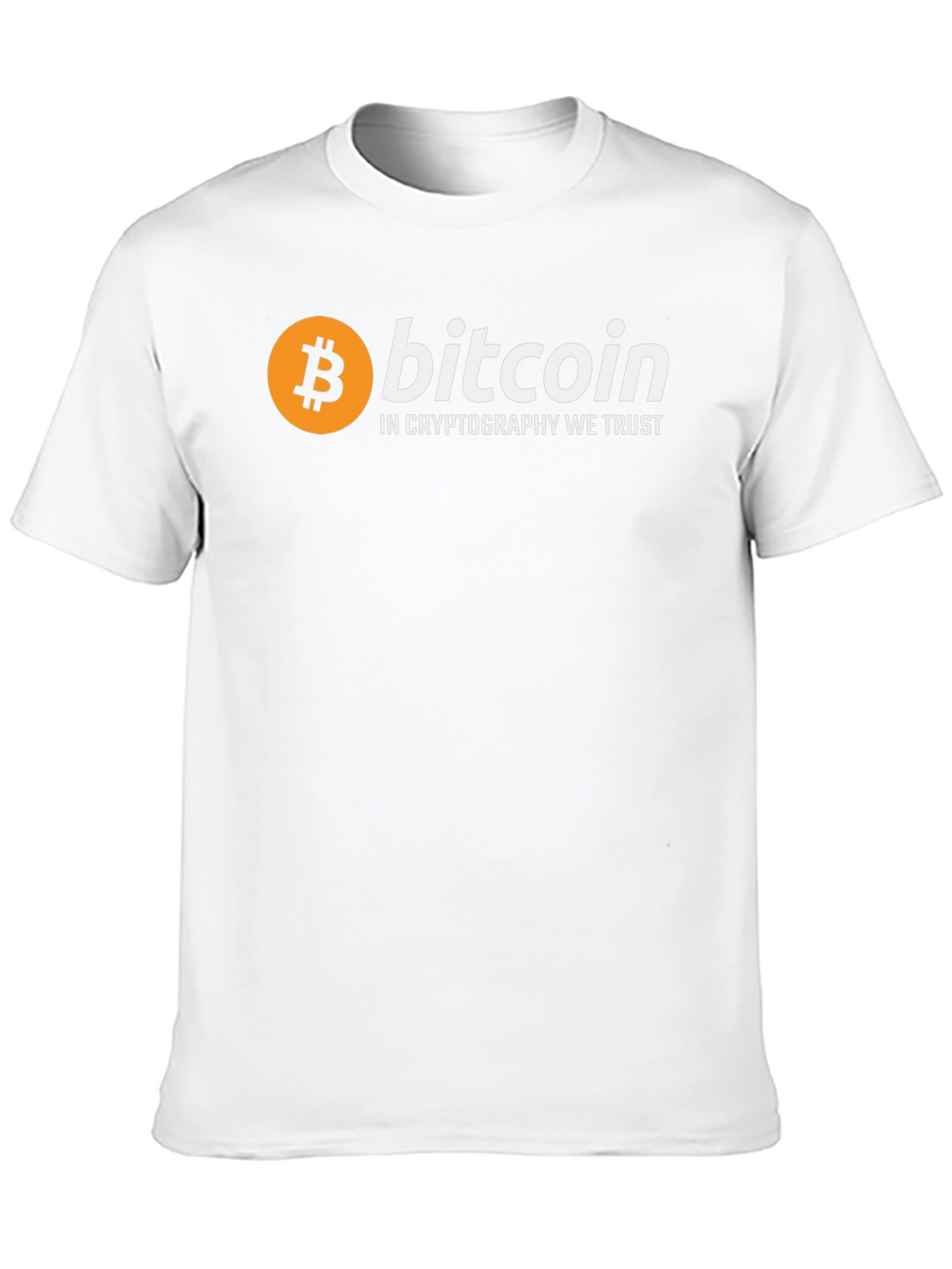Bitcoin Cryptocurrency Trust T-Shirt - Black