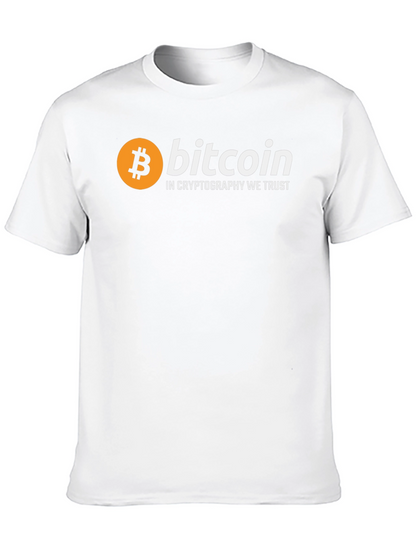 Bitcoin Cryptocurrency Trust T-Shirt - Black