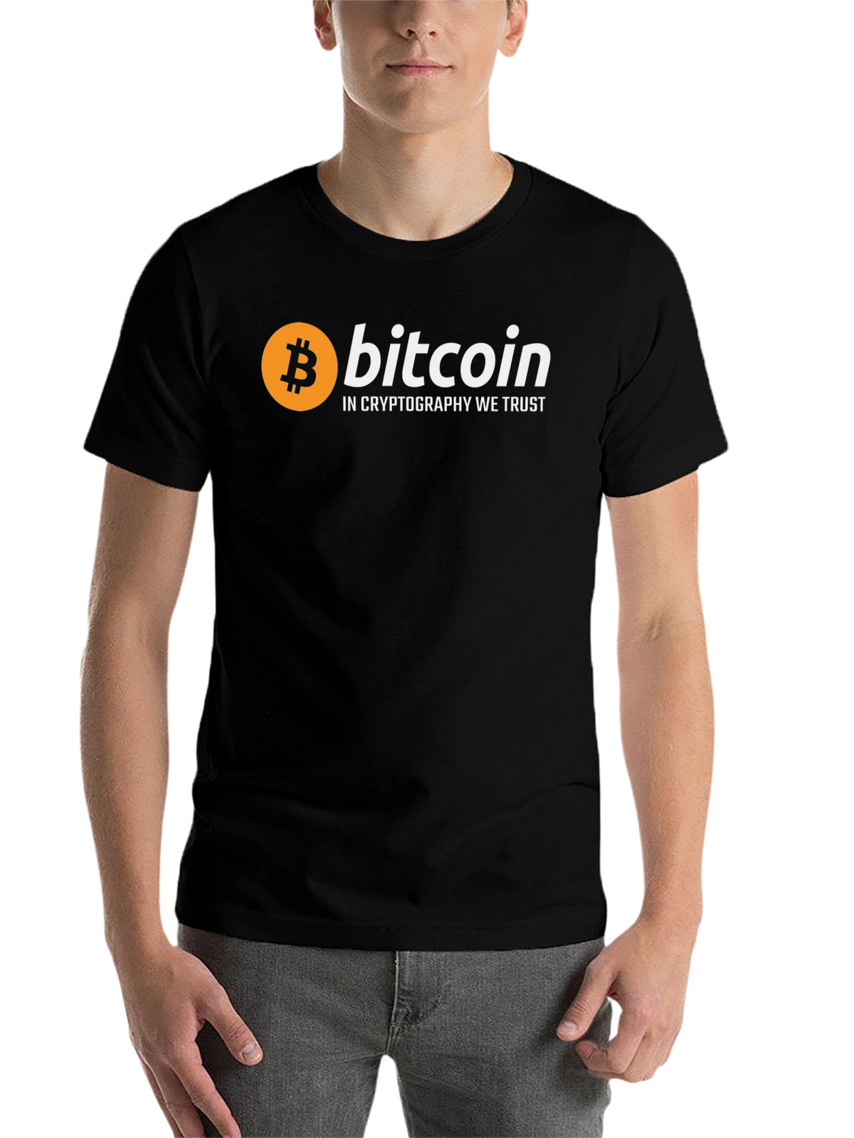 Bitcoin Cryptocurrency Trust T-Shirt - Black