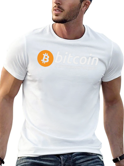 Bitcoin Cryptocurrency Trust T-Shirt - Black