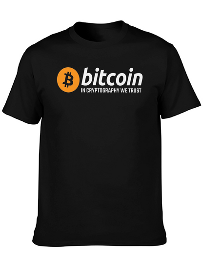 Bitcoin Cryptocurrency Trust T-Shirt - Black