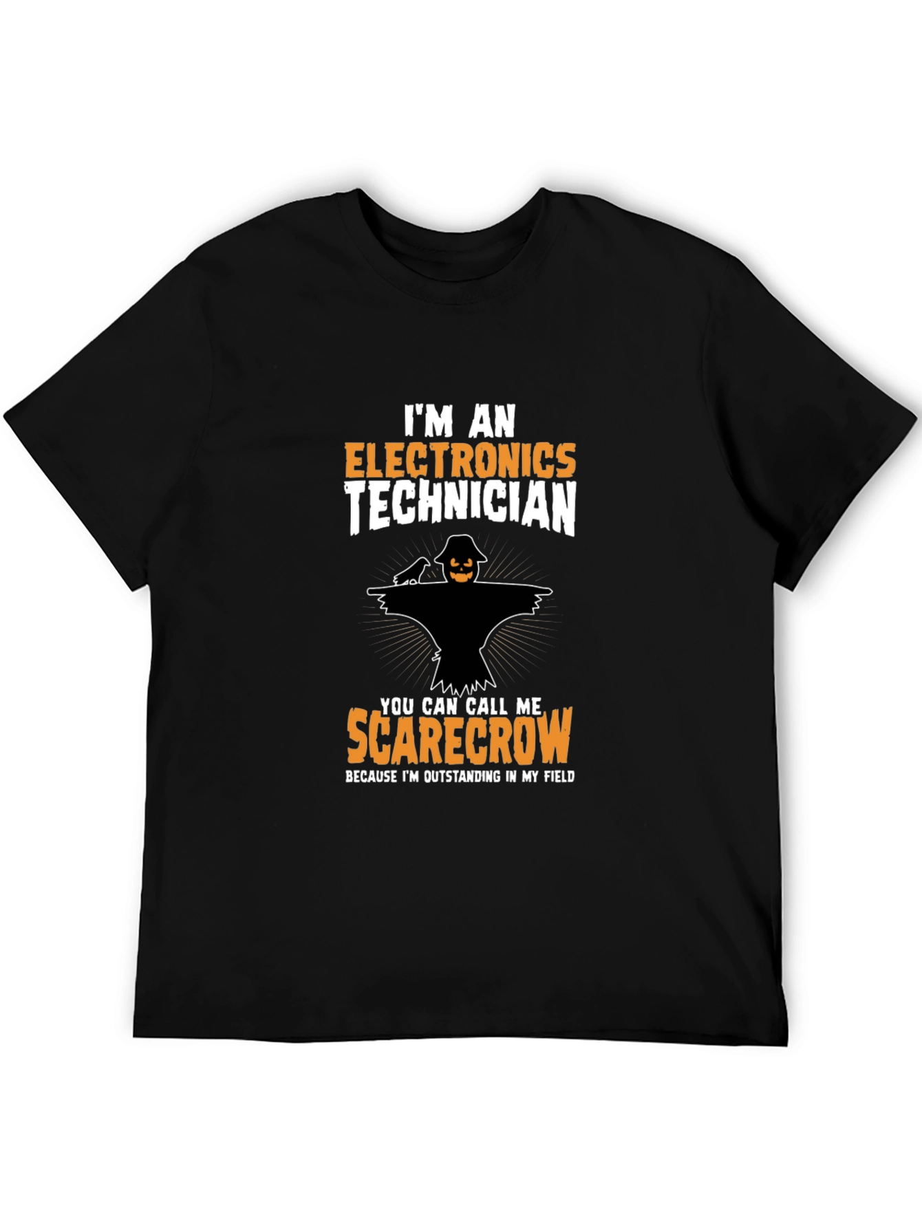Electronics Technician Scarecrow T-Shirt
