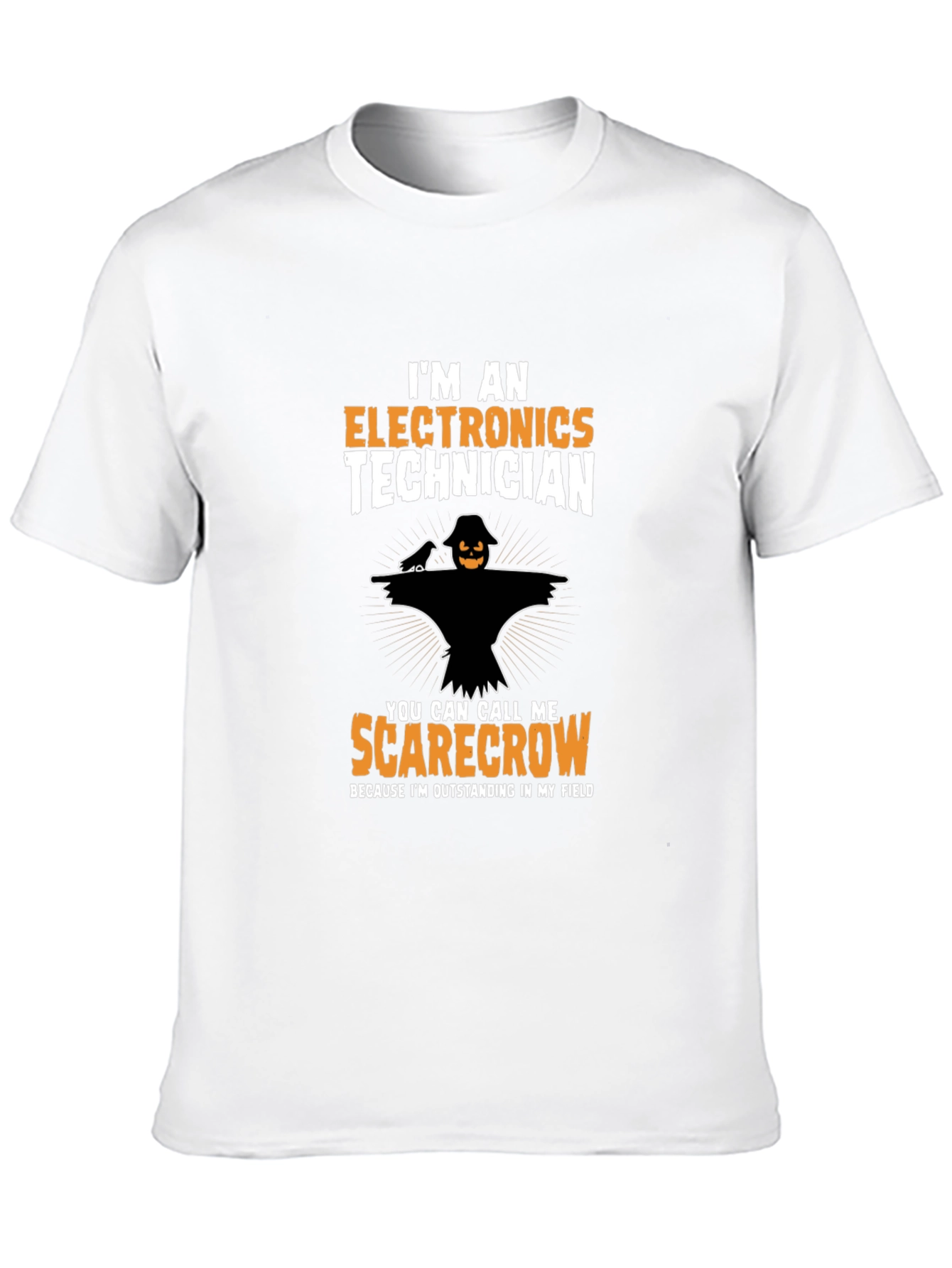 Electronics Technician Scarecrow T-Shirt