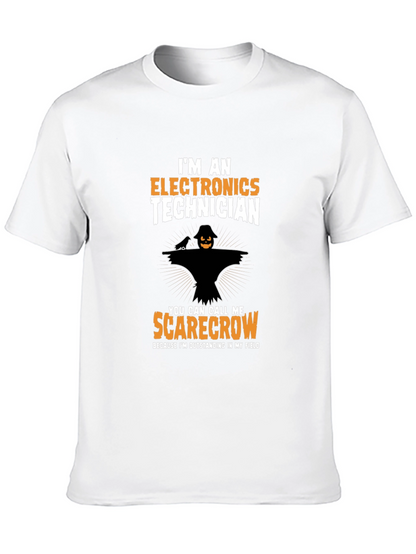 Electronics Technician Scarecrow T-Shirt