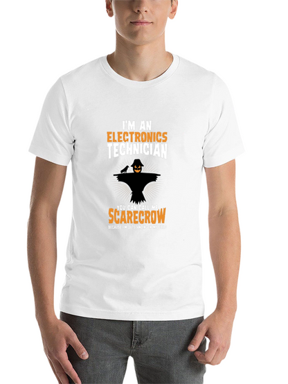 Electronics Technician Scarecrow T-Shirt