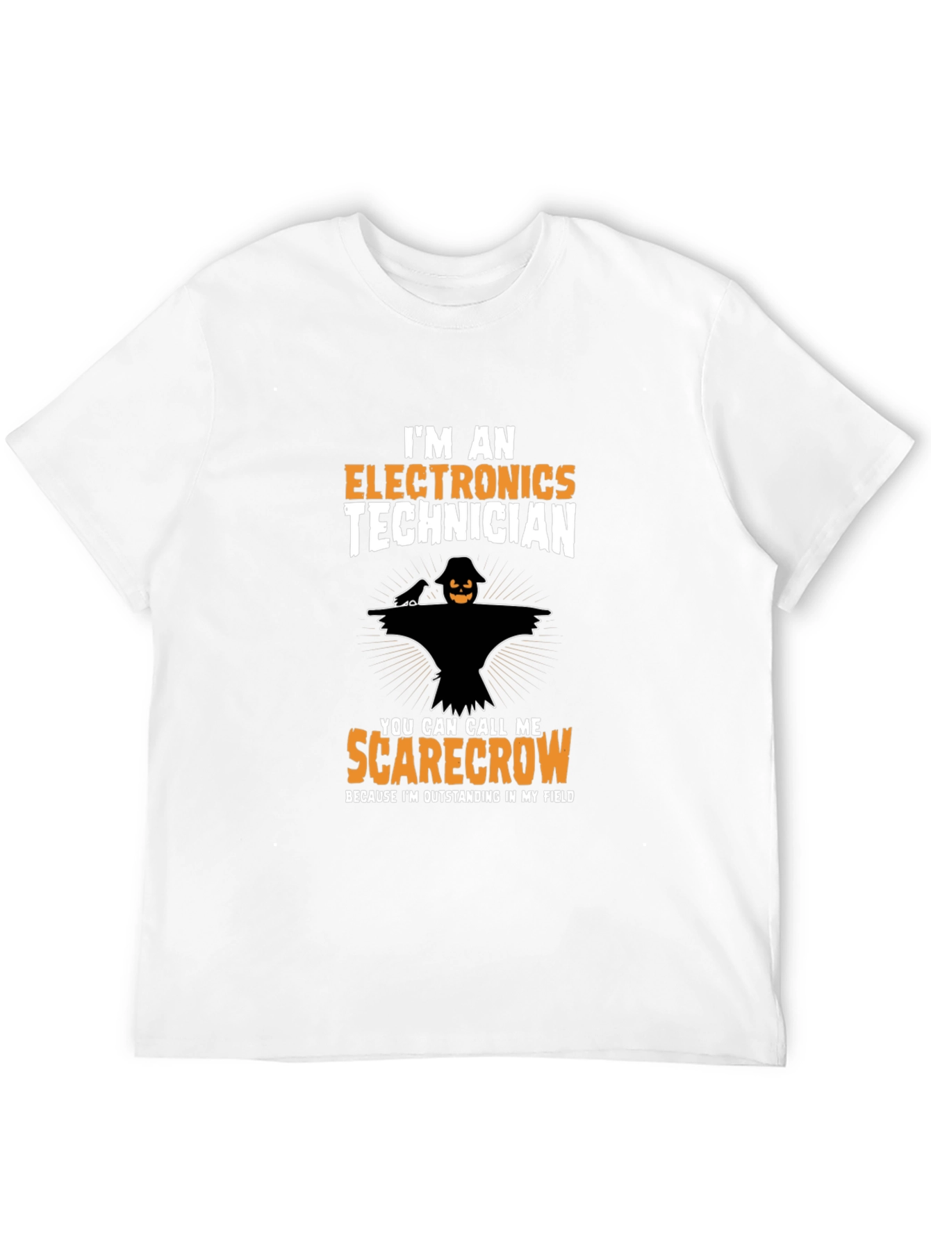 Electronics Technician Scarecrow T-Shirt
