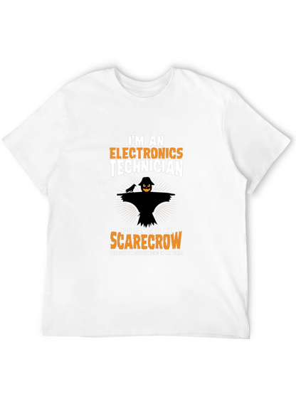 Electronics Technician Scarecrow T-Shirt
