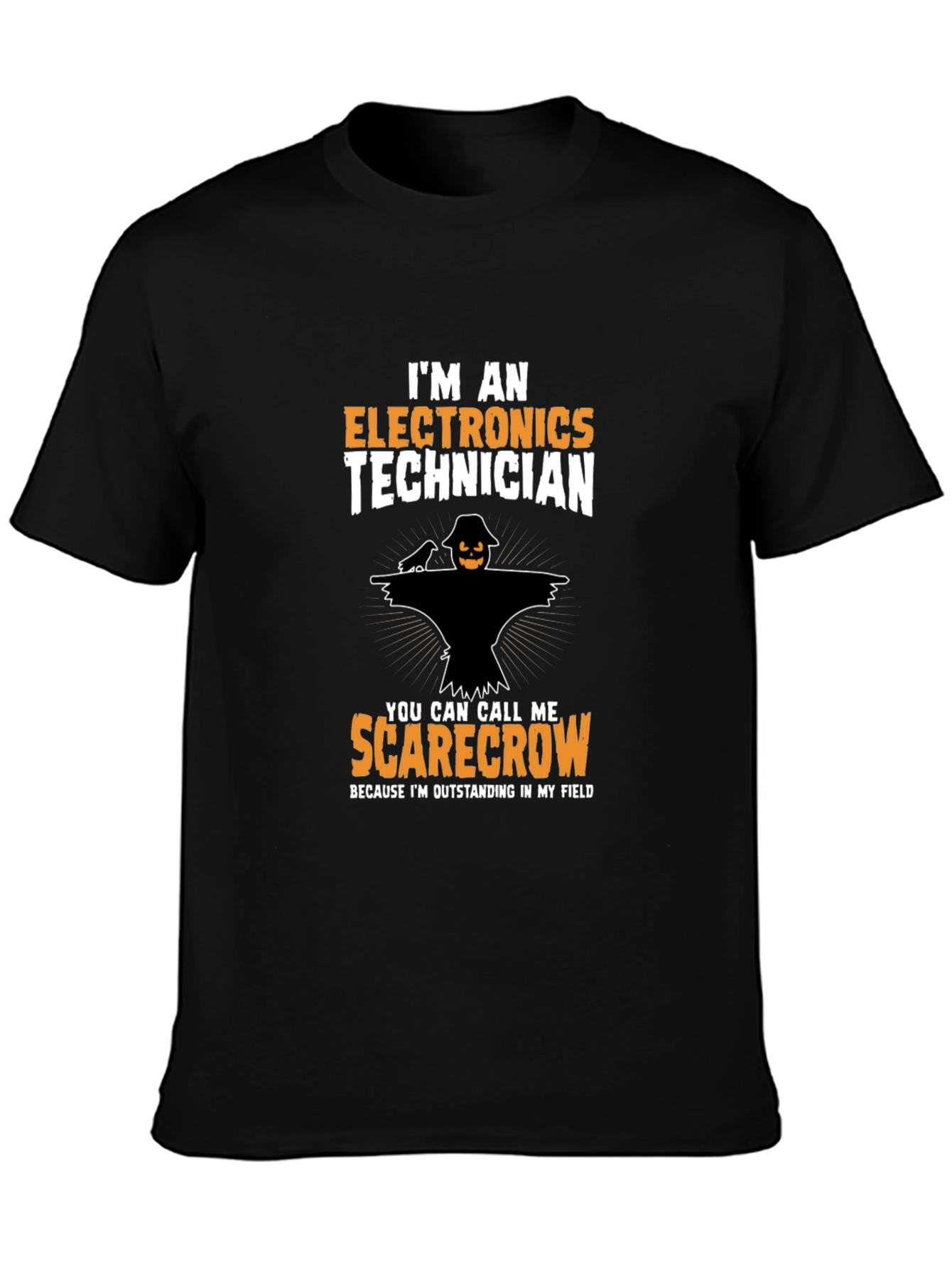 Electronics Technician Scarecrow T-Shirt