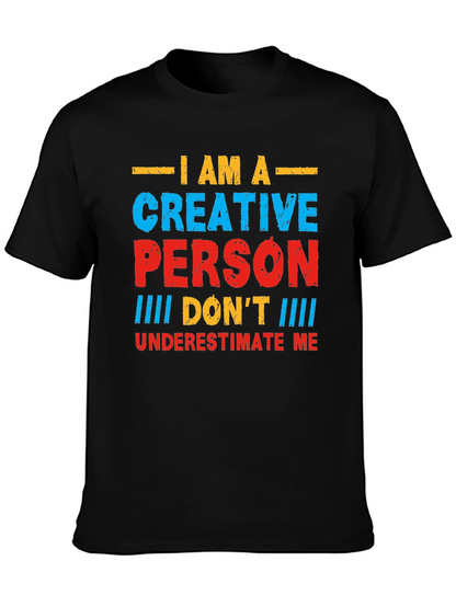 Creative Person Graphic T-Shirt - Bold Statement Tee