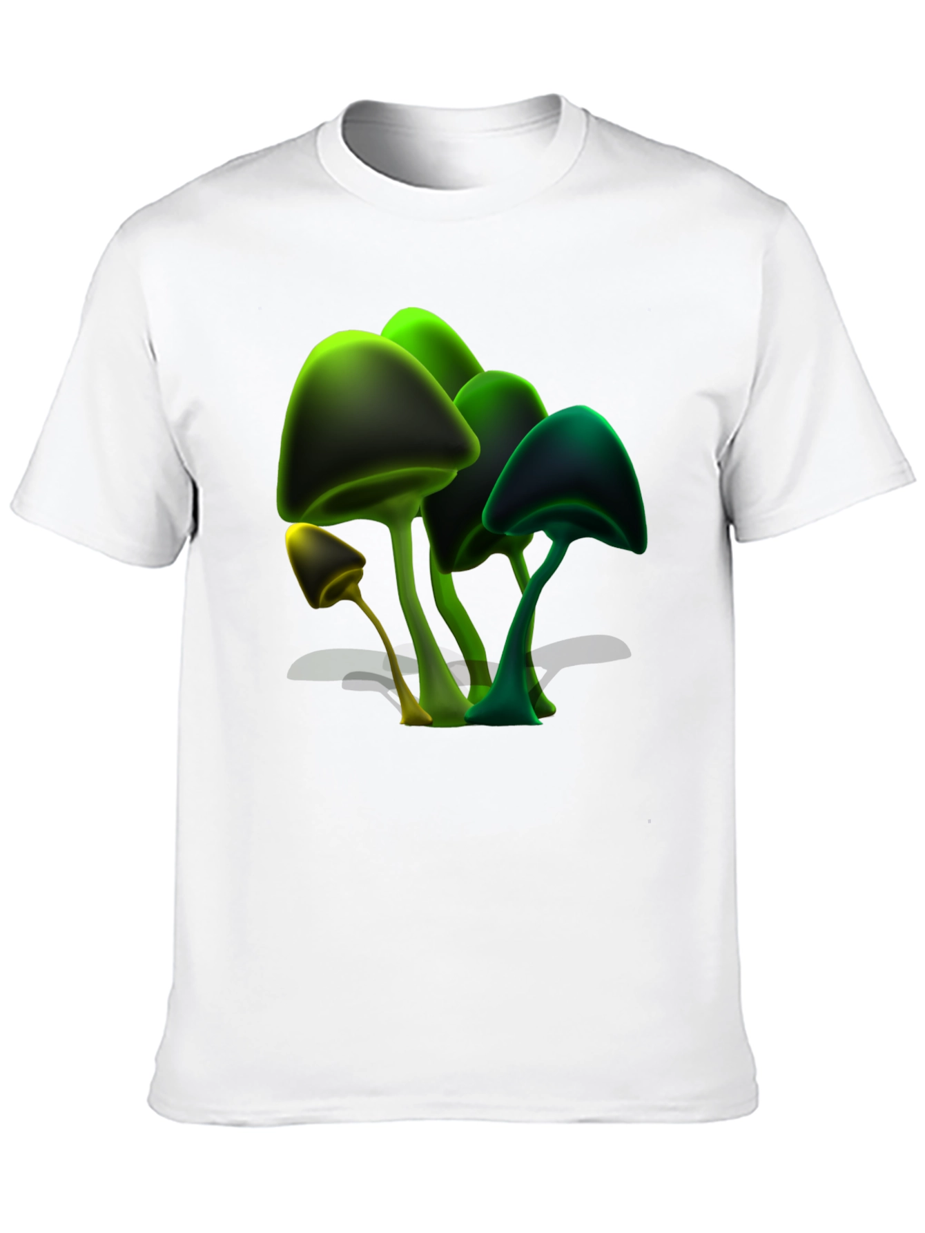 Mushroom Graphic Tee - Unique Glowing Design