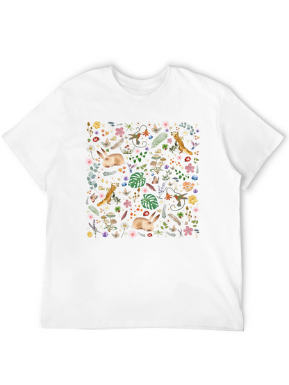 Whimsical Forest T-Shirt: Nature Print
