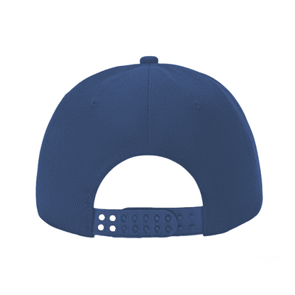 NOPE Not Today Sassy Quote Navy Flat Brim Snapback Sun Hat, Chill Lazy Mood Street Cap