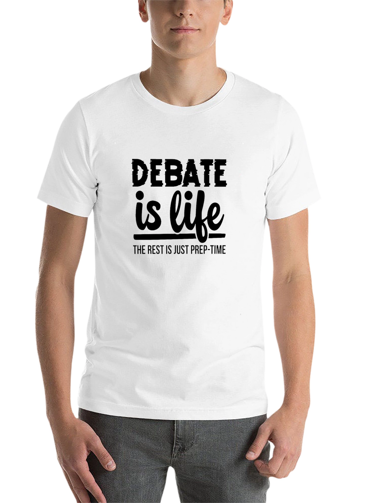 Debate is Life Black T-Shirt