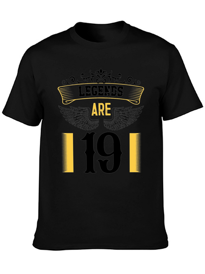 Legends Are 19 Black T-Shirt
