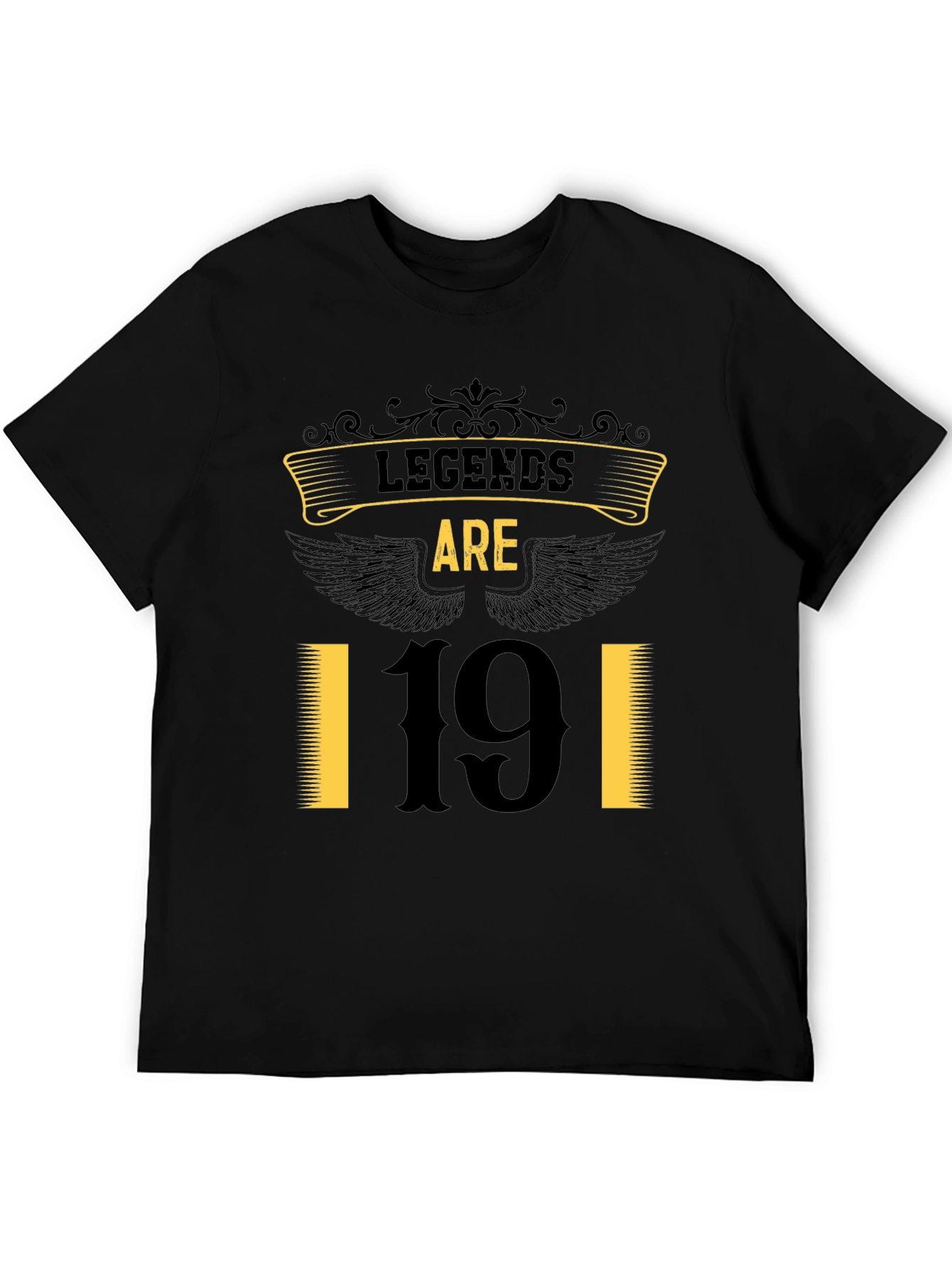 Legends Are 19 Black T-Shirt