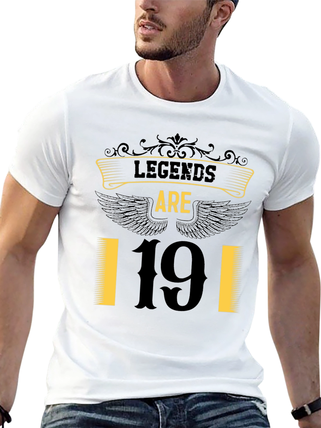 Legends Are 19 Black T-Shirt
