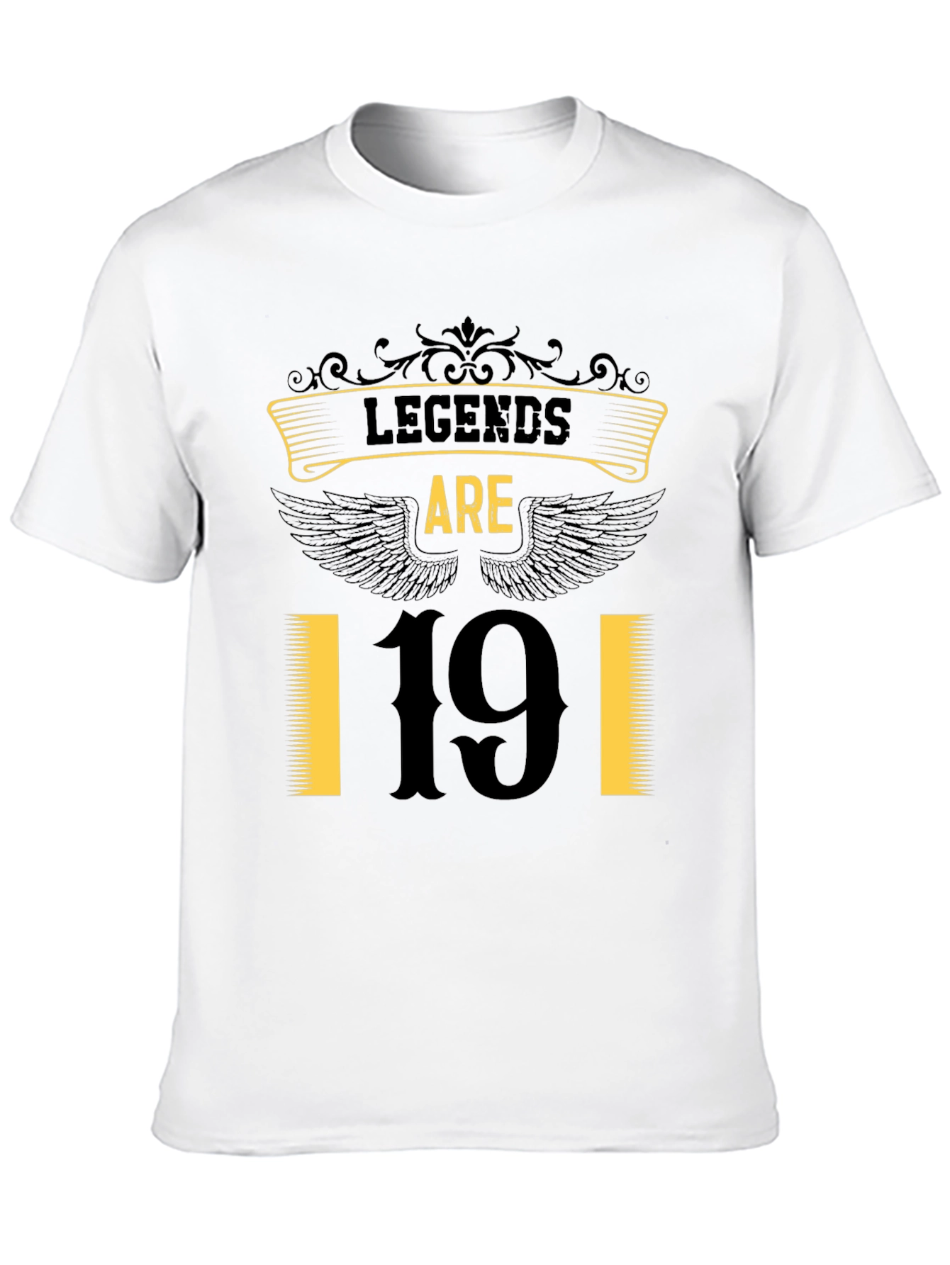 Legends Are 19 Black T-Shirt