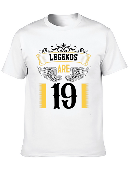 Legends Are 19 Black T-Shirt