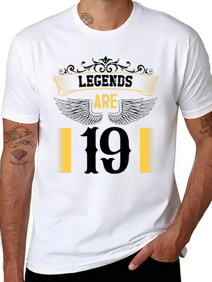 Legends Are 19 Black T-Shirt