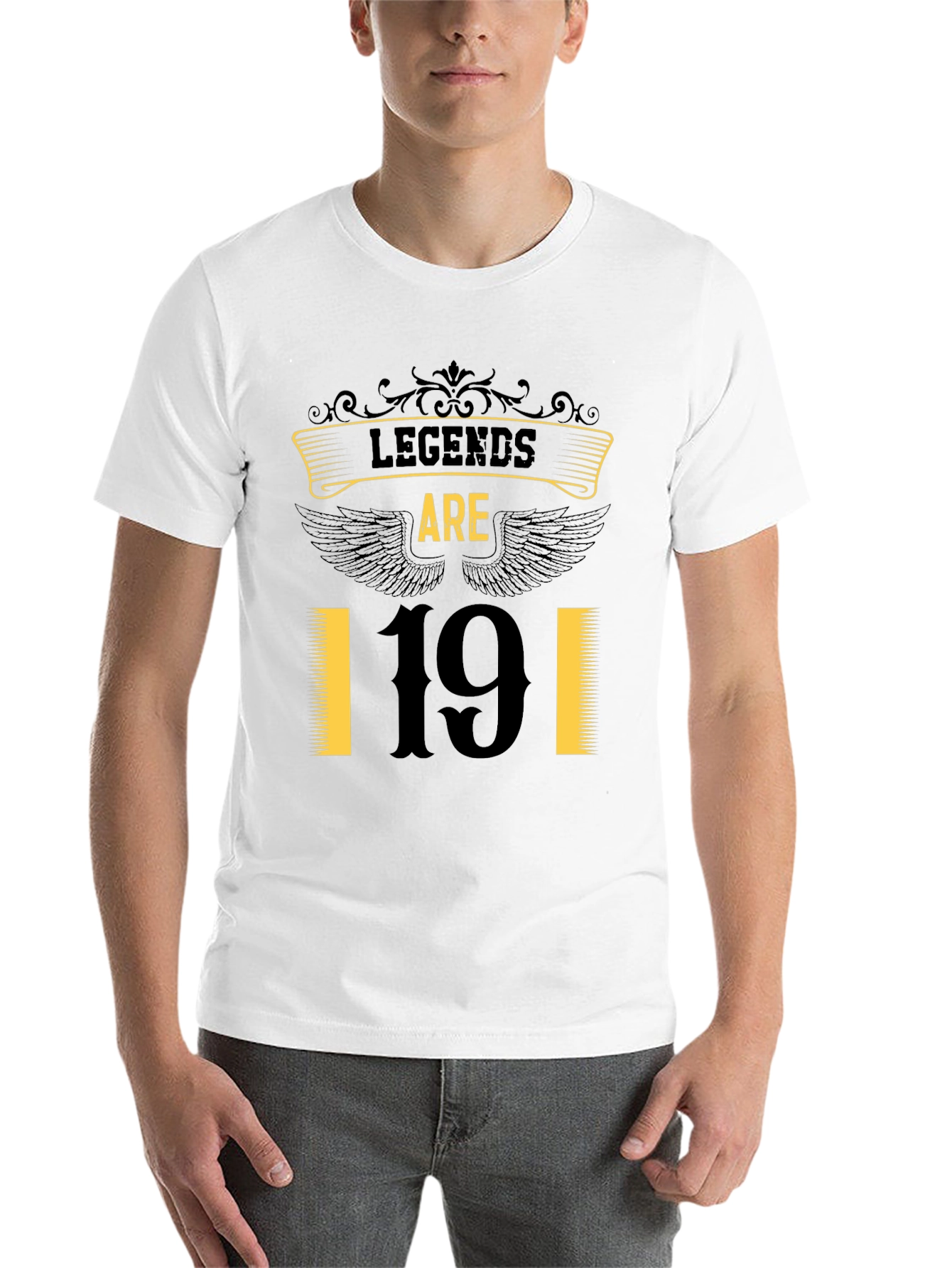 Legends Are 19 Black T-Shirt