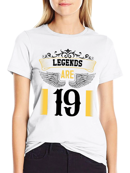 Legends Are 19 Black T-Shirt