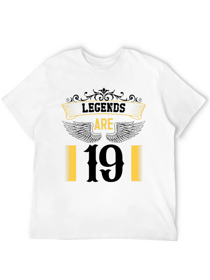Legends Are 19 Black T-Shirt