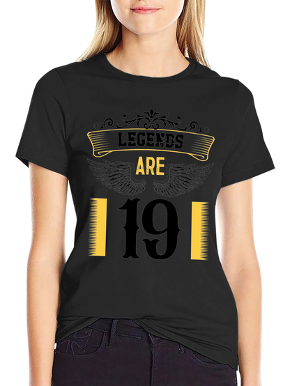 Legends Are 19 Black T-Shirt