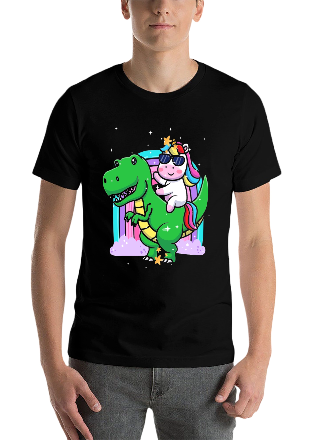 Dino Unicorn Rainbow T-Shirt